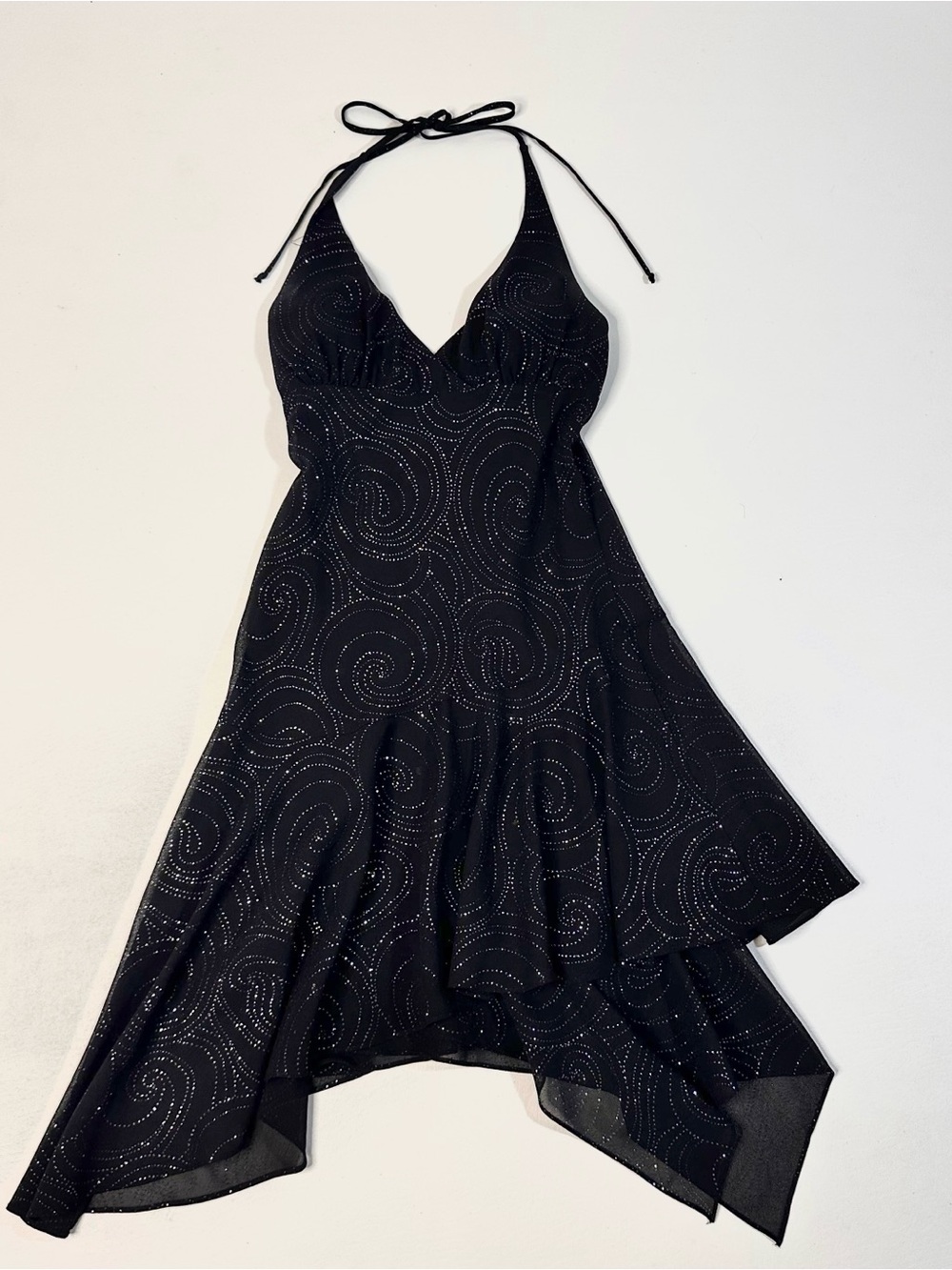 Karina Nites black sparkly vintage 90s